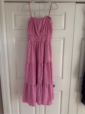 Hayden Pink Embossed Dress